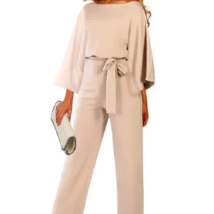 Vibrant Apricot Jumpsuit
