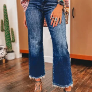 Sail Blue Flare Denim Jeans for Trendy Daily Western Spring Fashion
