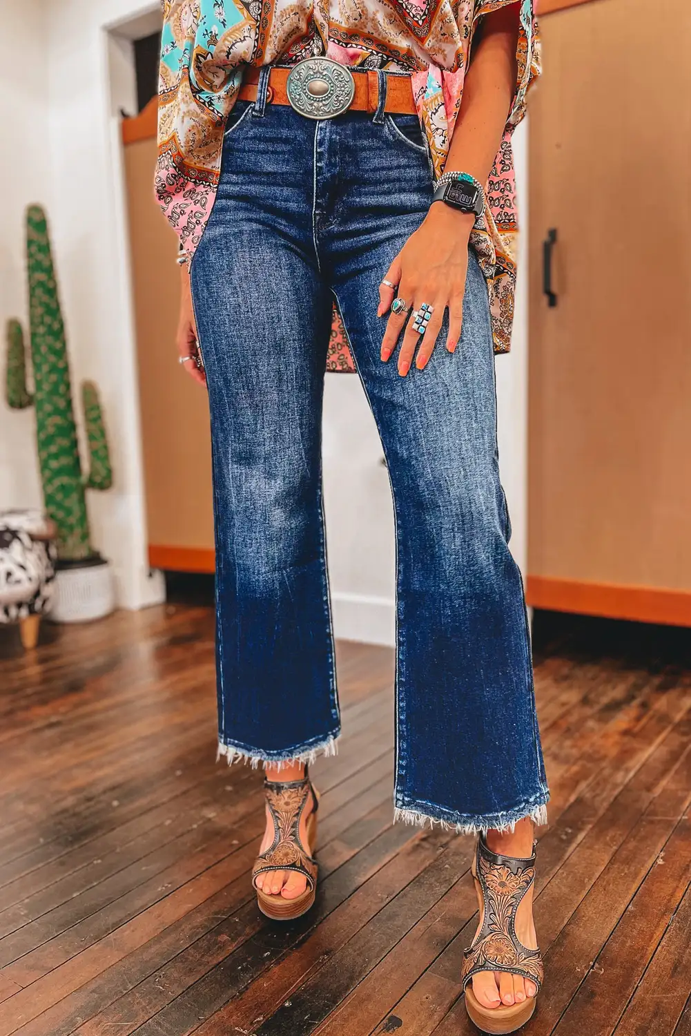 Sail Blue Flare Denim Jeans