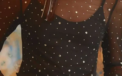 How to Wear a Rhinestone Mesh Top and Still Feel Like Yourself