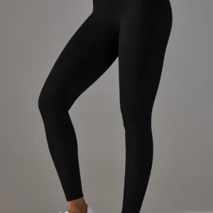 Chic Black High Waist Yoga Leggings