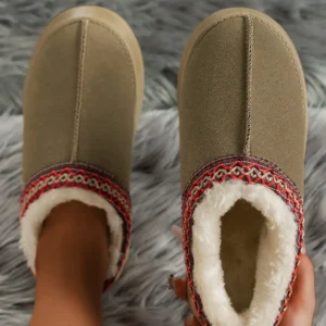 Sage Green Suede Snow Boots