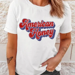 Fresh White American Honey Graphic Tee