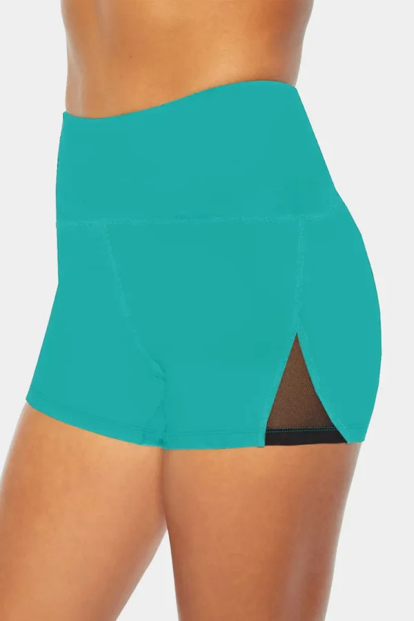 Fresh Green Mesh Swim Shorts