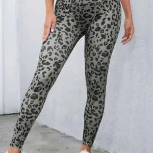 Leopard Print Active Leggings