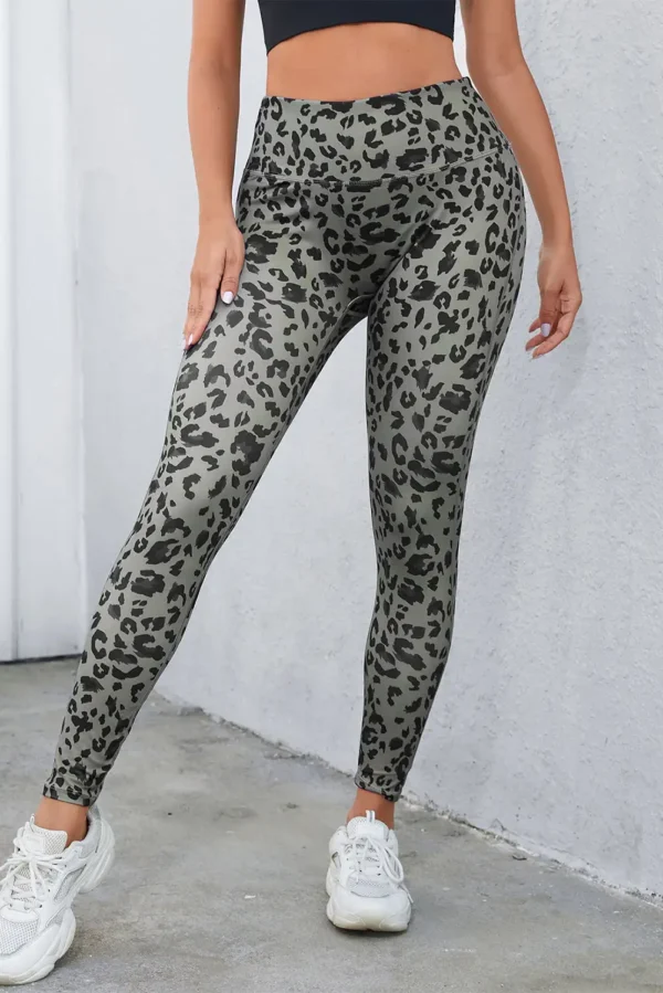 Leopard Print Active Leggings