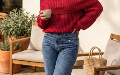 Playful Off-Shoulder Knit You’ll Actually Want to Live In