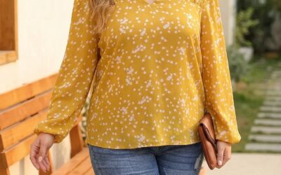 Yellow Floral Blouse That Makes Everyday Feel Brighter