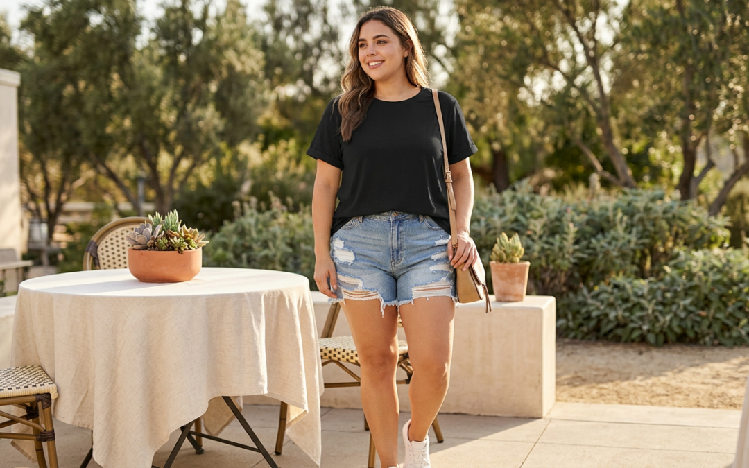 Relaxed Plus Size Black Tee You’ll Want All Summer