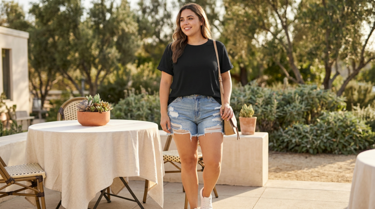 Relaxed Plus Size Black Tee You’ll Want All Summer