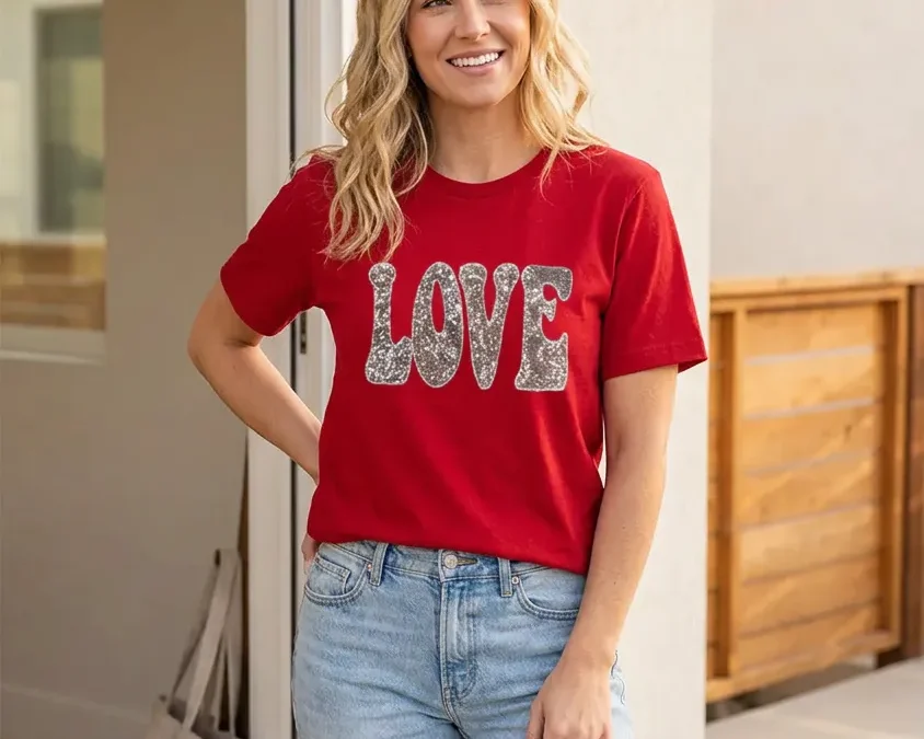 Your New Favorite Red Tee for Sweet Date Energy